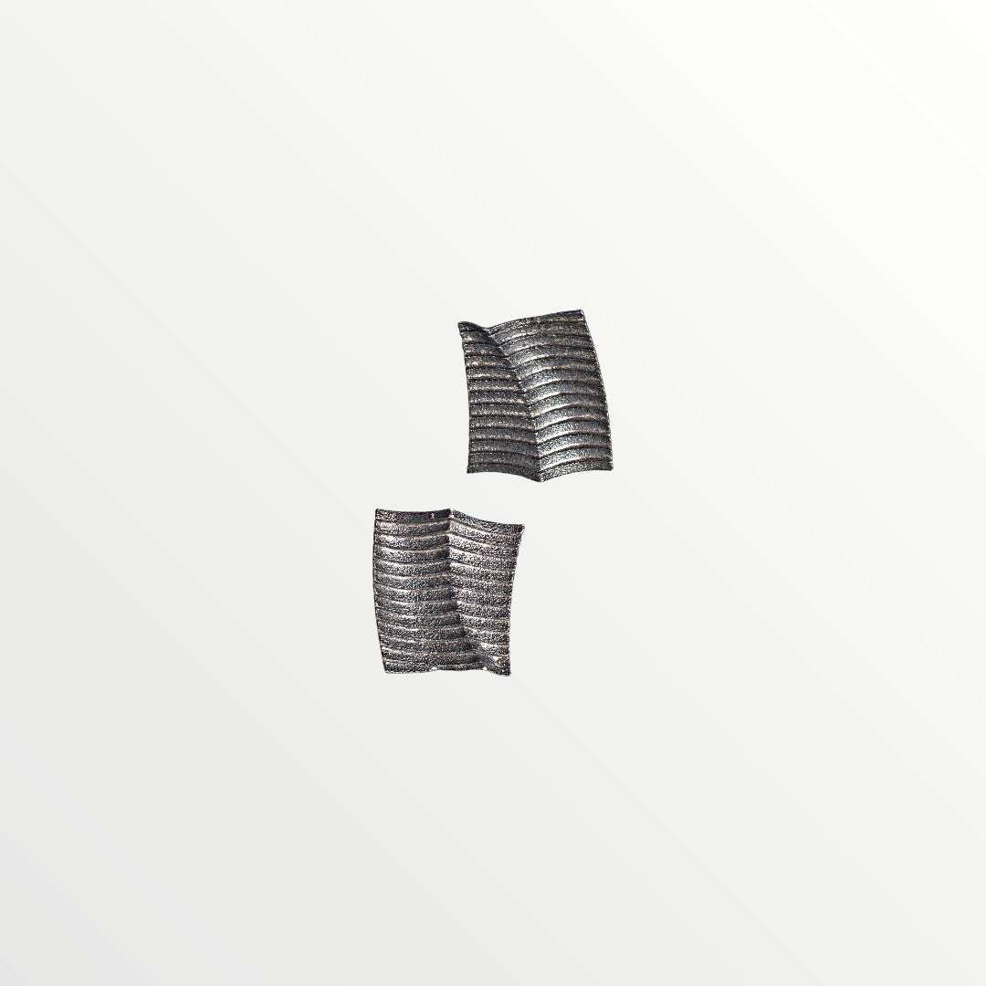 Silver Earrings with an Oxidized finish - Jouly K