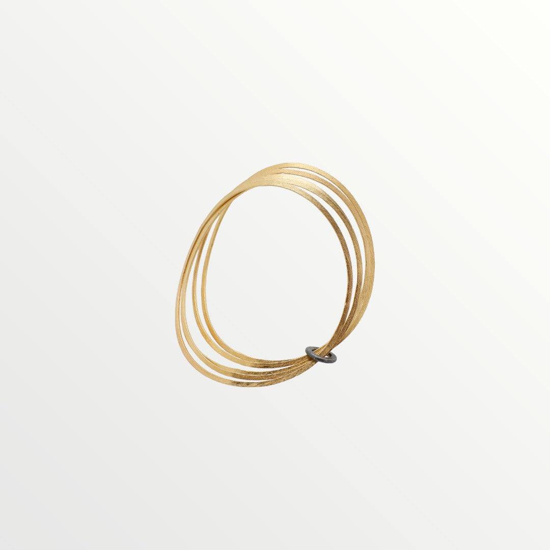 Silver Bracelet with a Gold plated finish - Jouly K