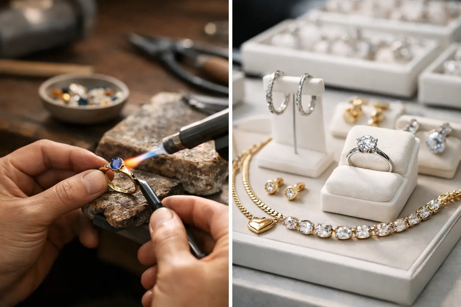 Handmade Jewellery vs Mass Produced Pieces
