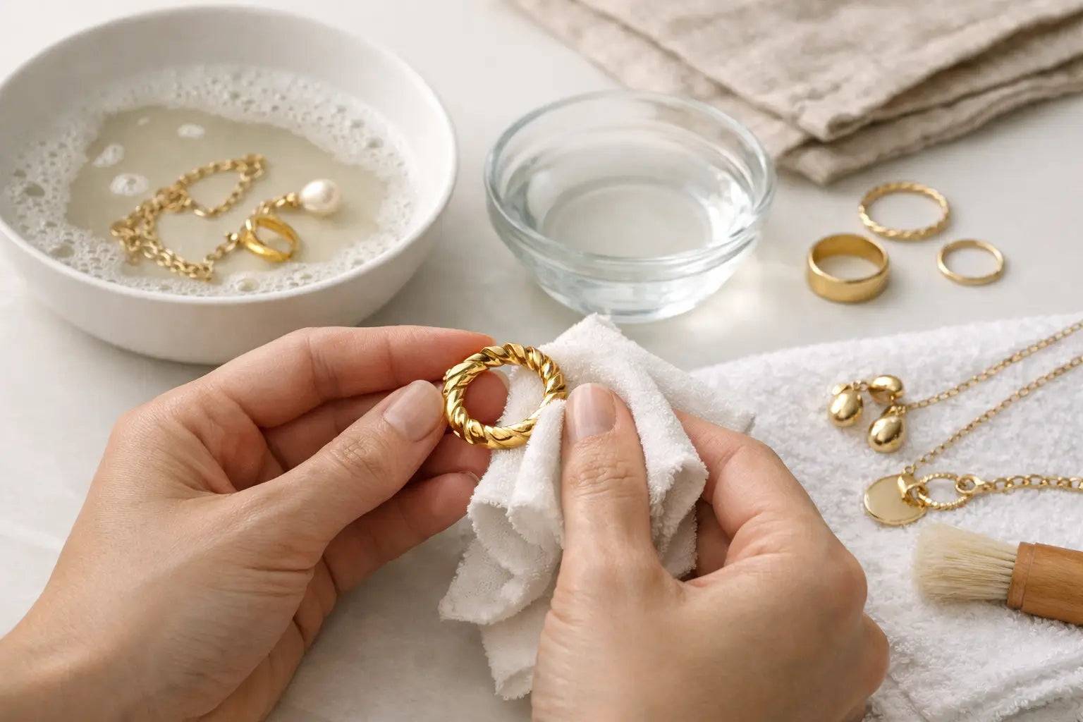 How to Clean Gold Plated Jewellery Gently