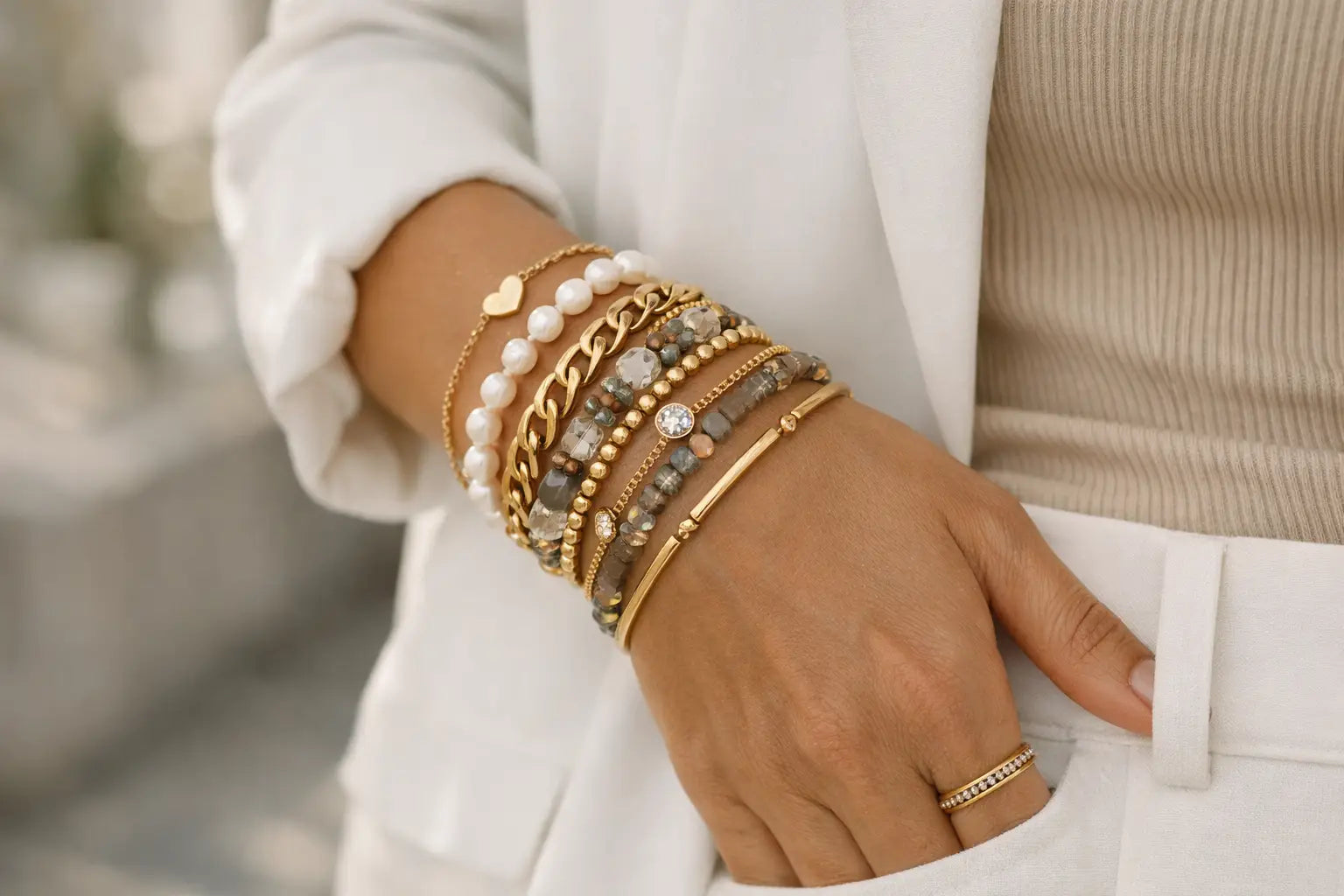 9 Bracelet Layering Ideas That Always Work