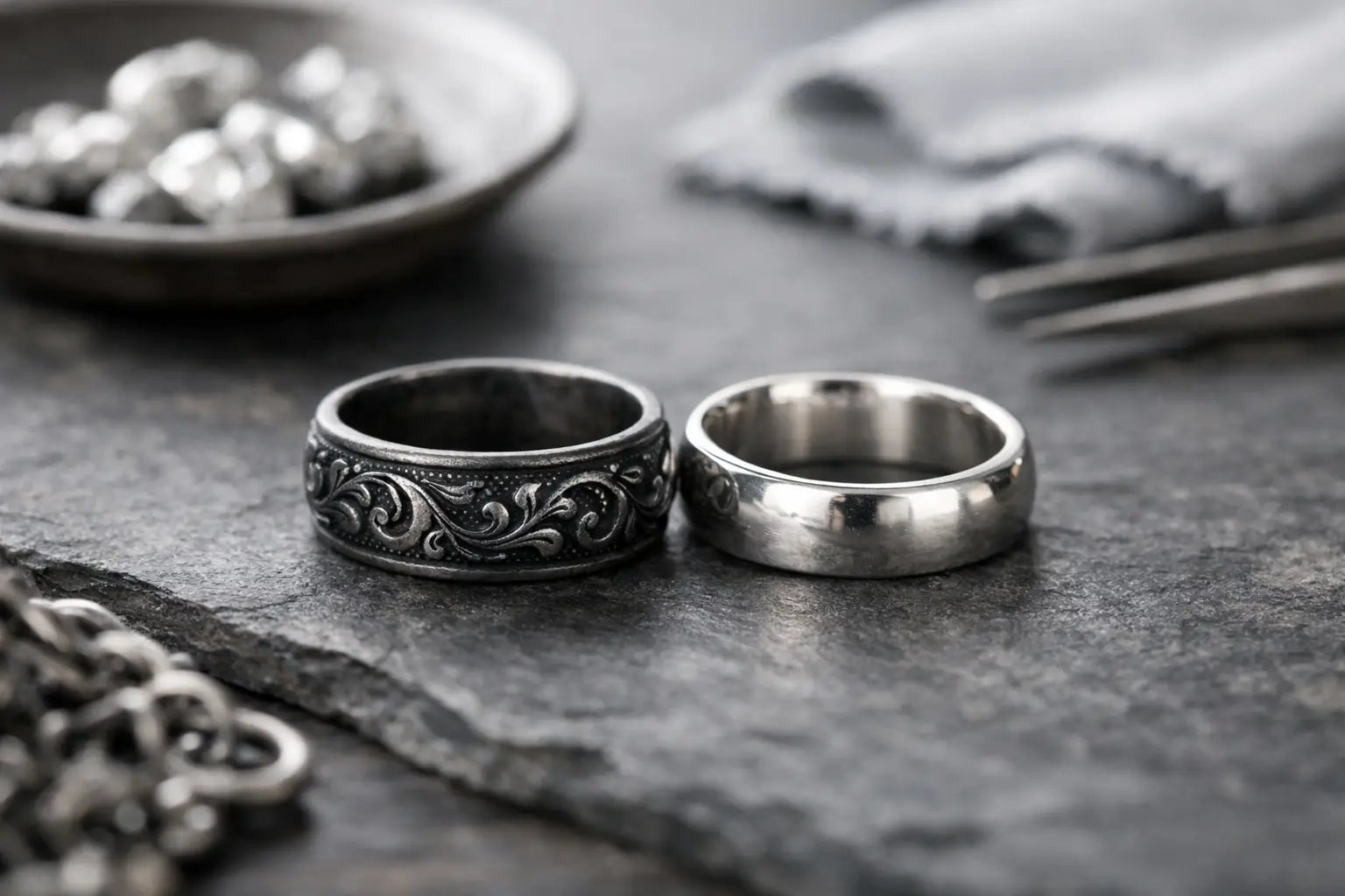 What Does Oxidised Silver Mean?