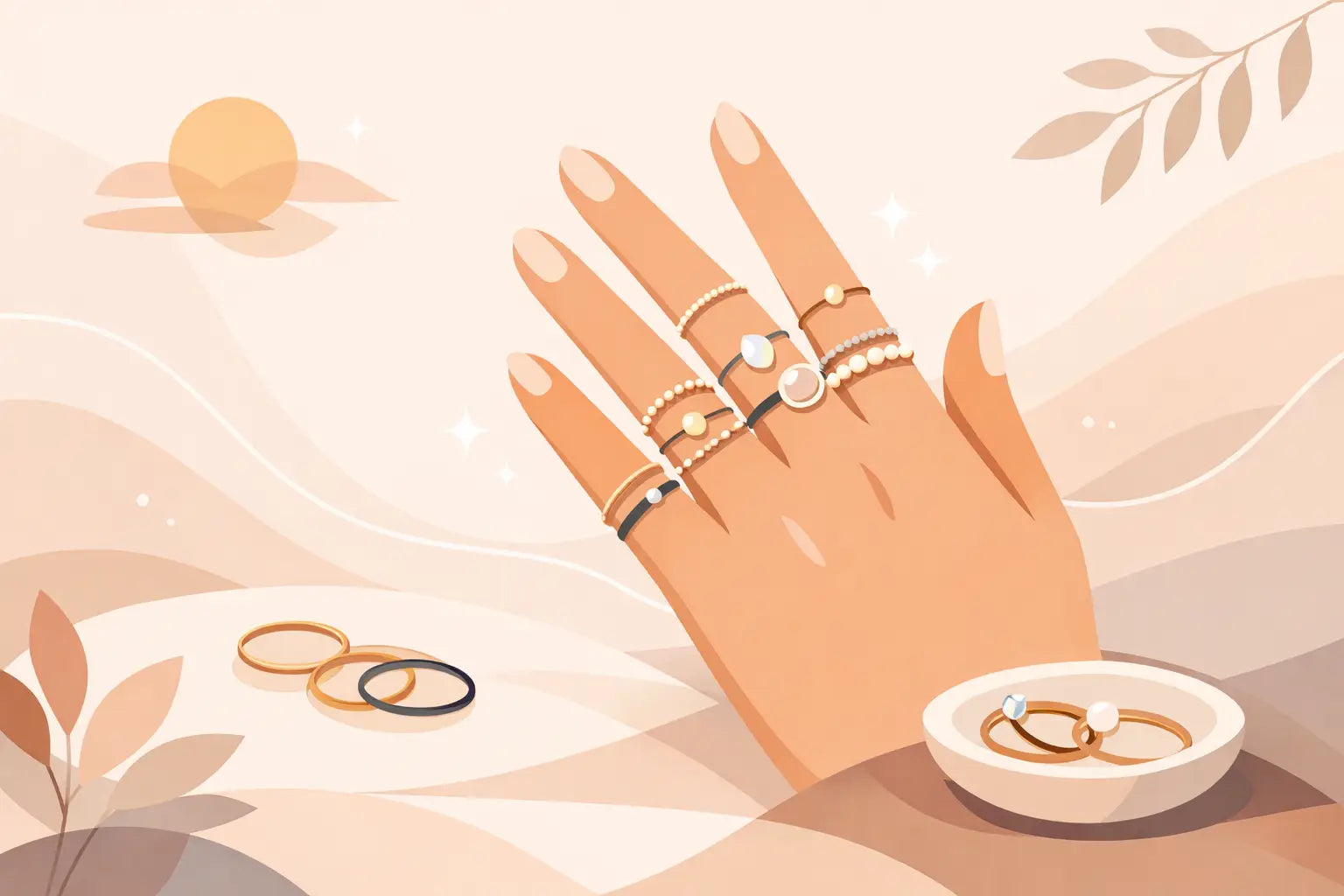 How to Stack Rings Elegantly Every Day