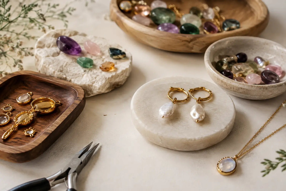 A Stylish Guide to Handcrafted Jewellery Materials