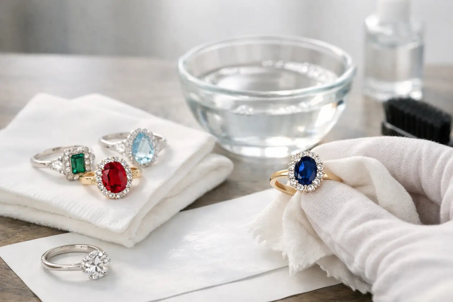 How to Care for Gemstone Rings Properly