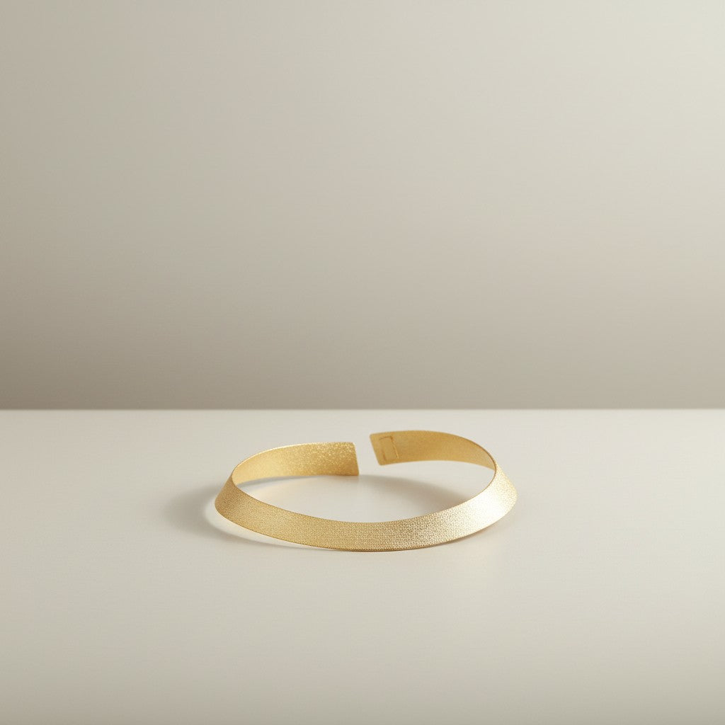 Silver Bracelet with a Gold plated finish